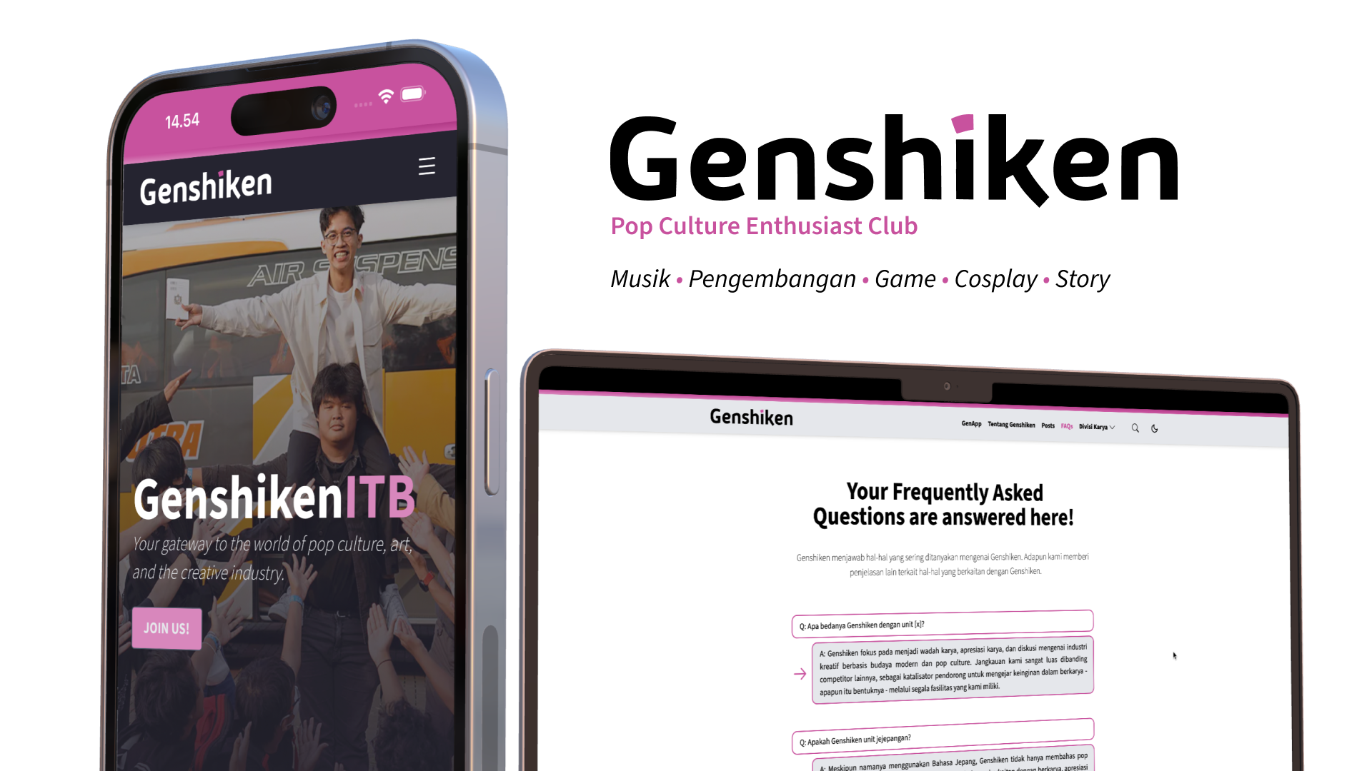 Genshiken ITB's New Website